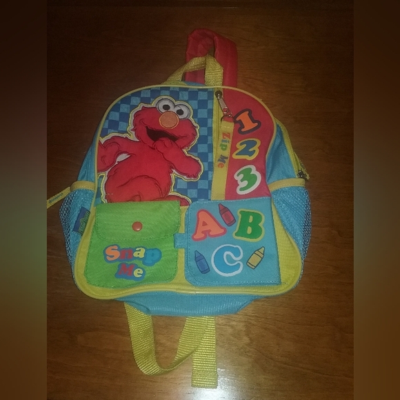 Elmo Learning Back Pack - Picture 1 of 5